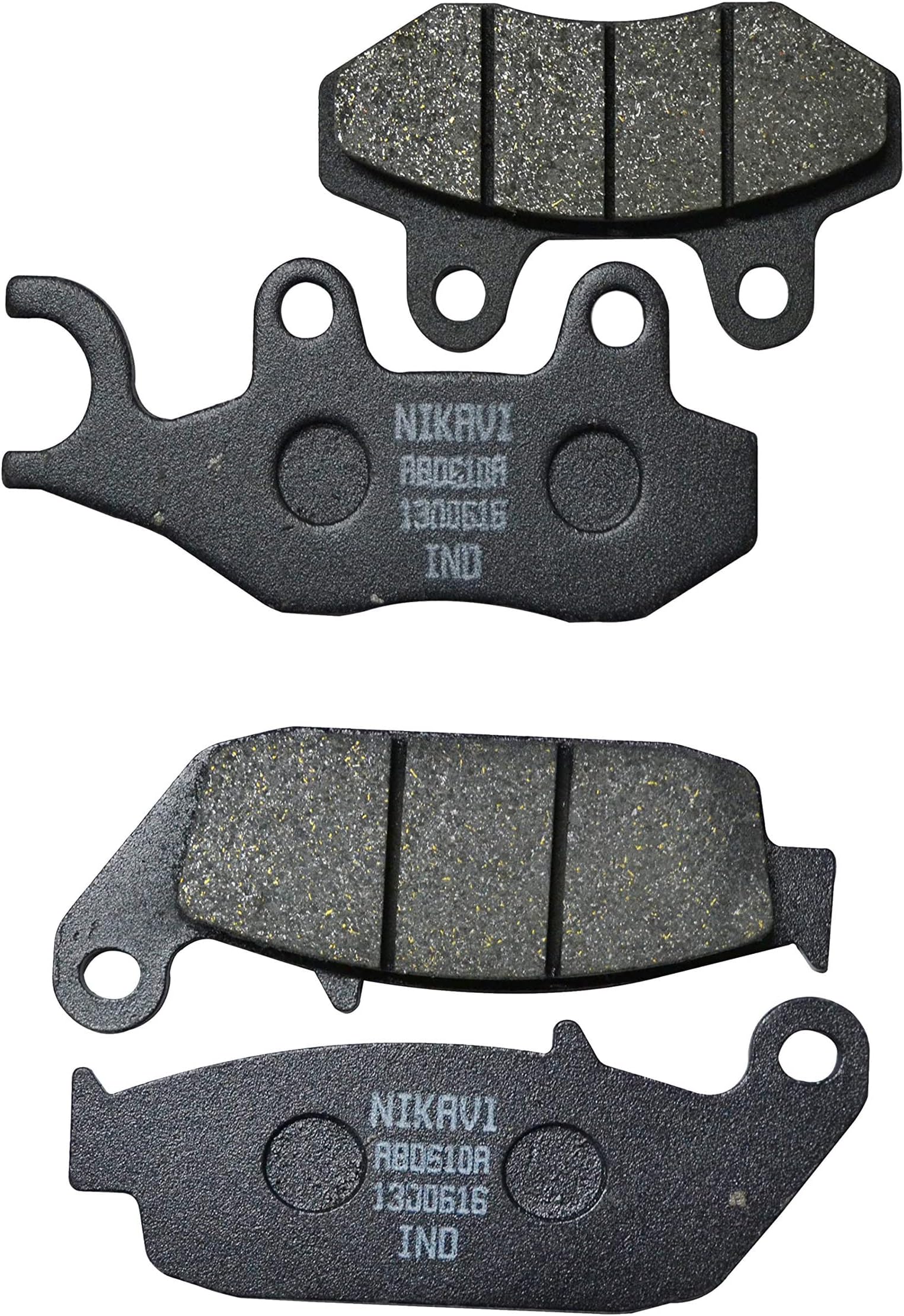 NIKAVI DP3 - DP4 Front&Rear Brake Disc Pad Combo for TVS Apache (All Models)