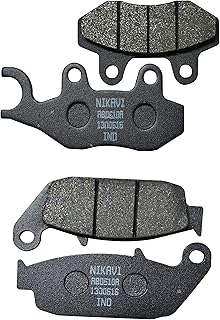 NIKAVI DP3 - DP4 Front&Rear Brake Disc Pad Combo for TVS Apache (all models)