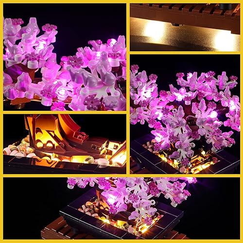 Miniatura 5 de Kit de luces BOOZUU para Lego-10281 Árbol bonsái - Compatible con el set de construcción Lego Icons Árbol bonsái 10281 para adultos (solo luces, sin