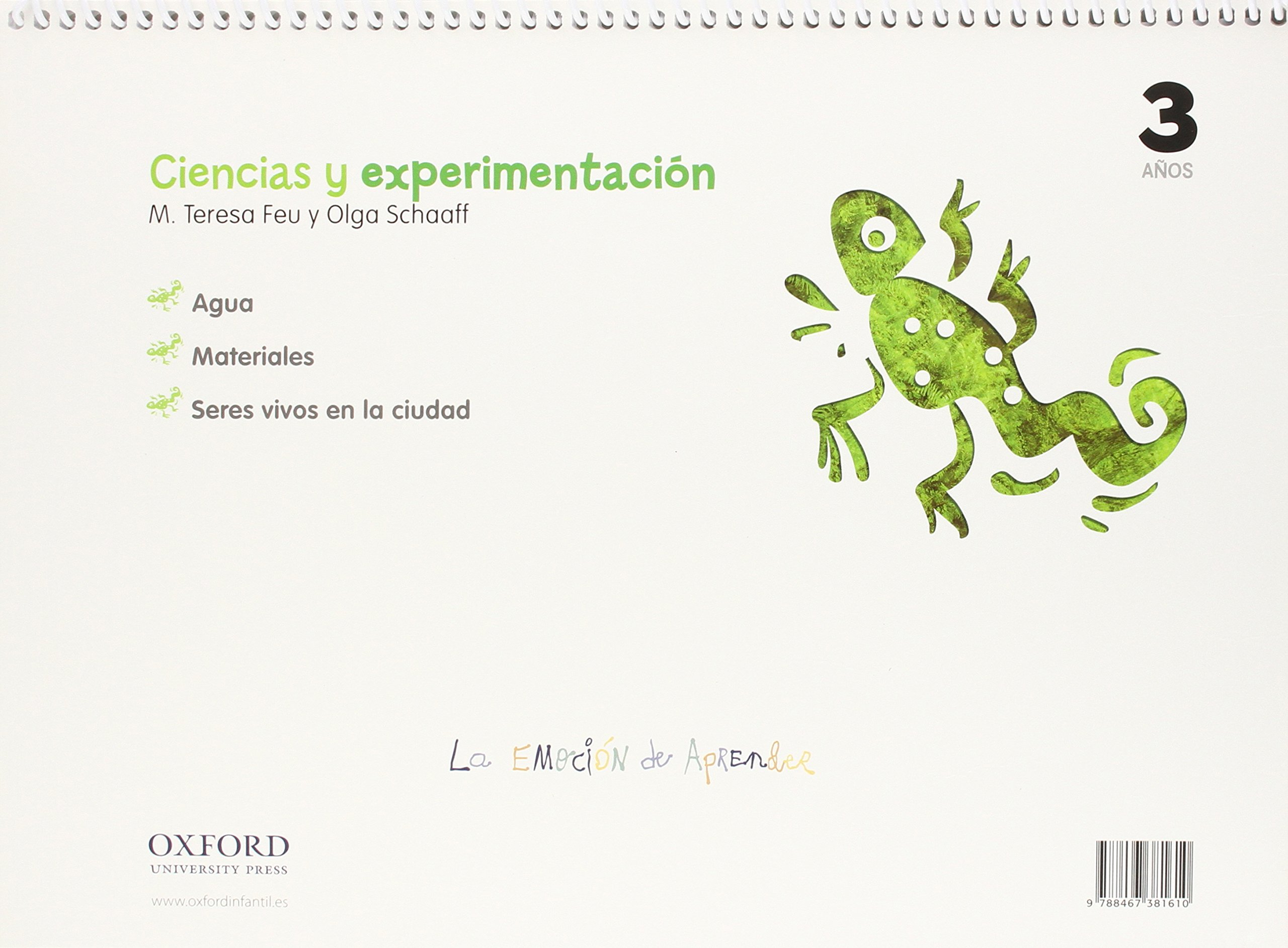 Ciencias y Experimentación 3 años