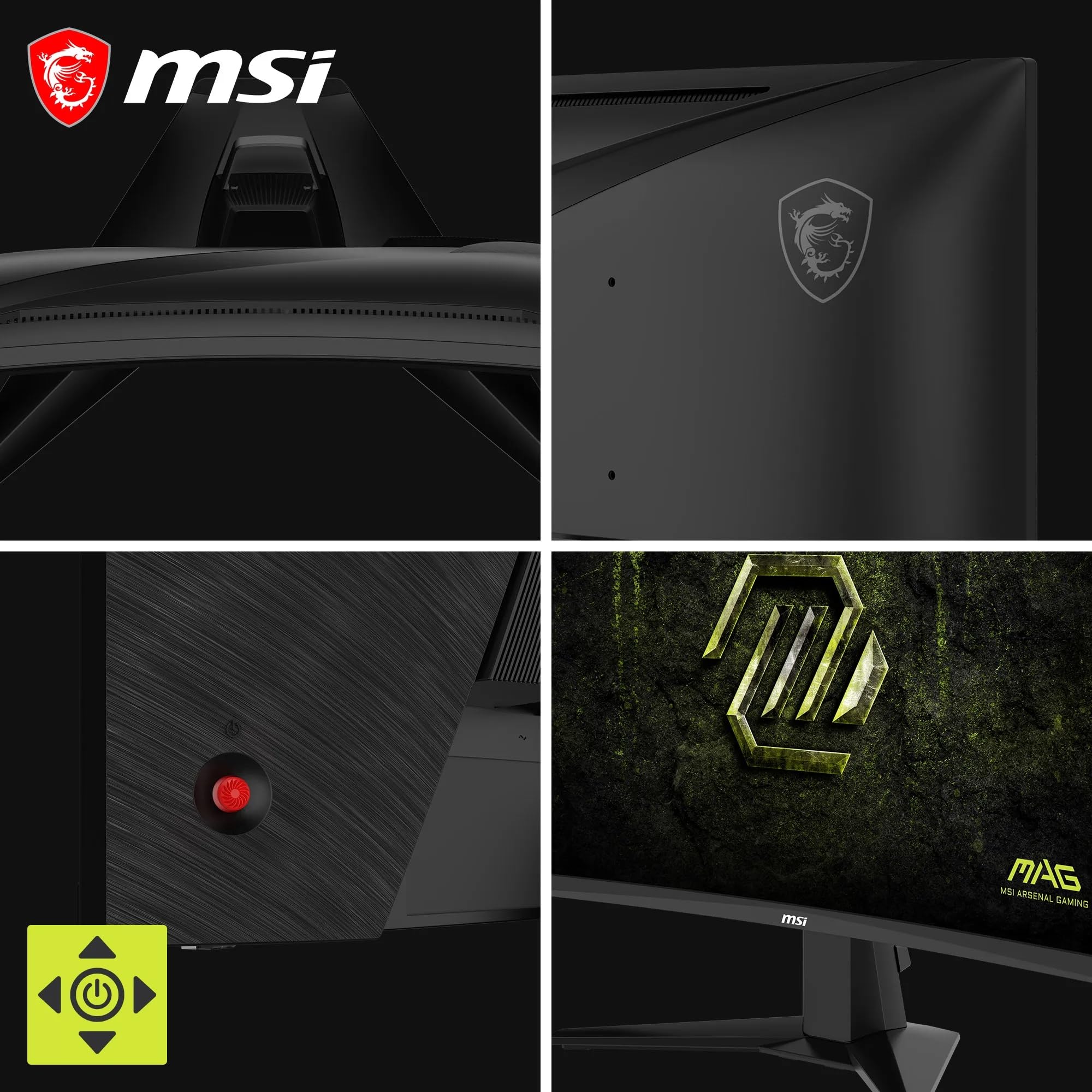 MSI MAG 245C X24 Écran Gaming incurvé 23.6" FHD