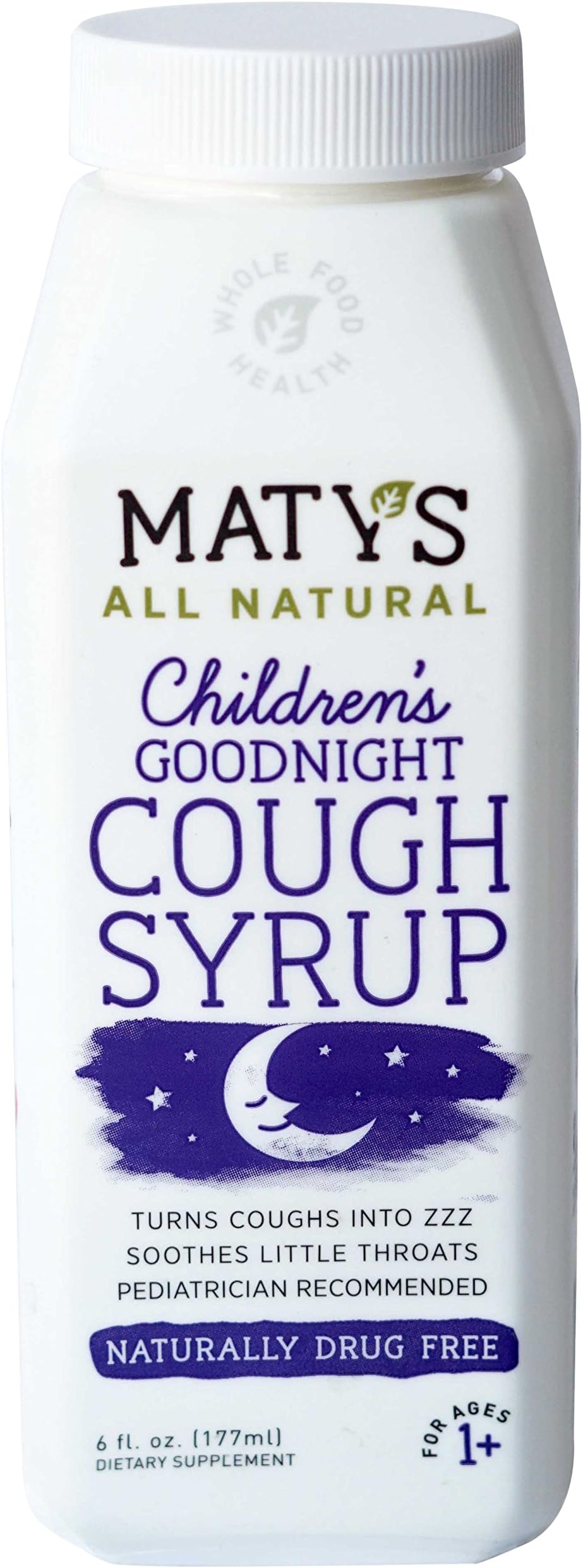 Matys All Natural Children's Goodnight Cough Syrup, 6 Fluid Ounce