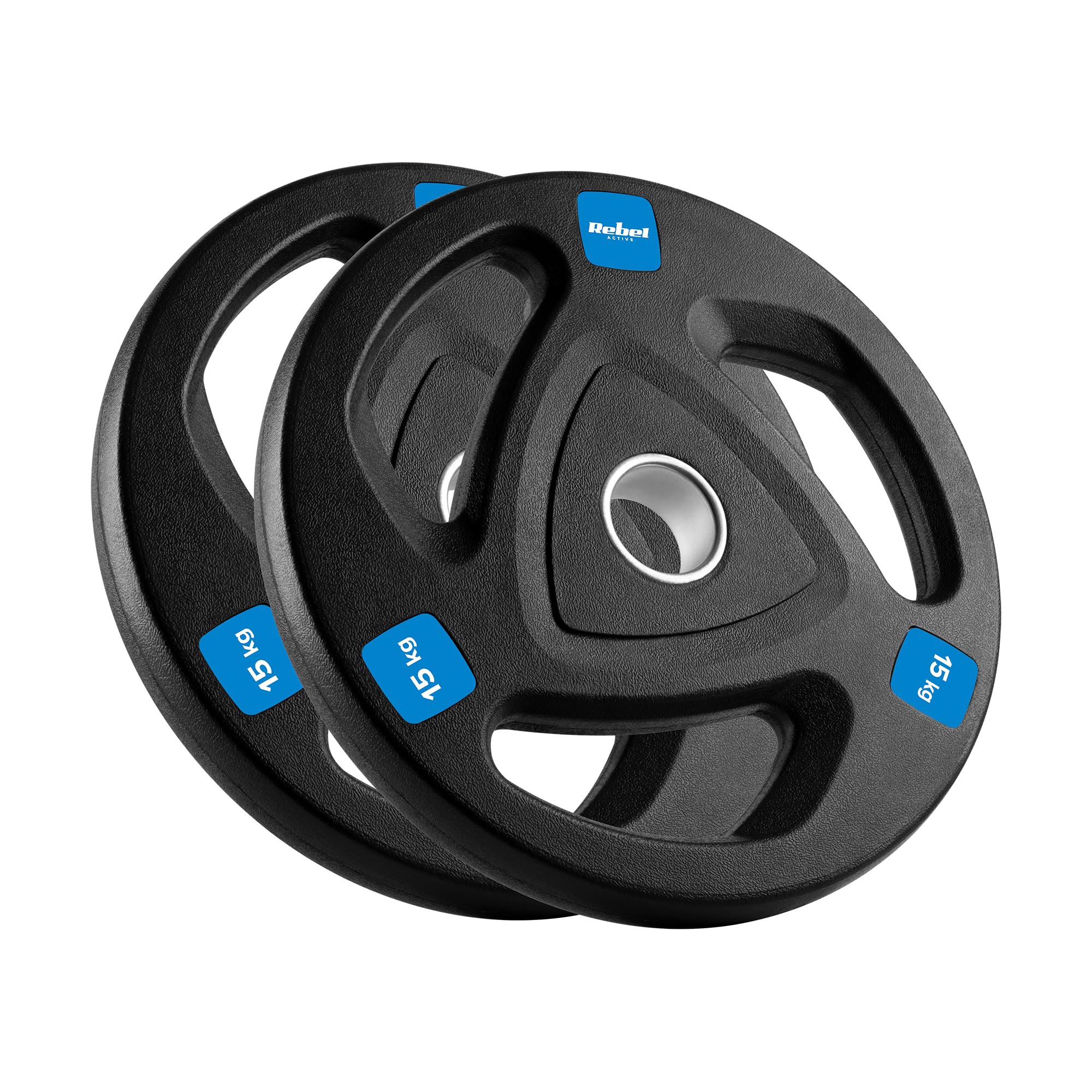 Rebel Zestaw Obciążeń Żeliwnych Gumowanych 2x15kg Otwór Olimpijski 51mm RBA-2111