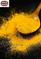 Vista 4 de Spicy World Polvo de cúrcuma 14 onzas (14.11 oz) Raíz de cúrcuma molida, Haldi