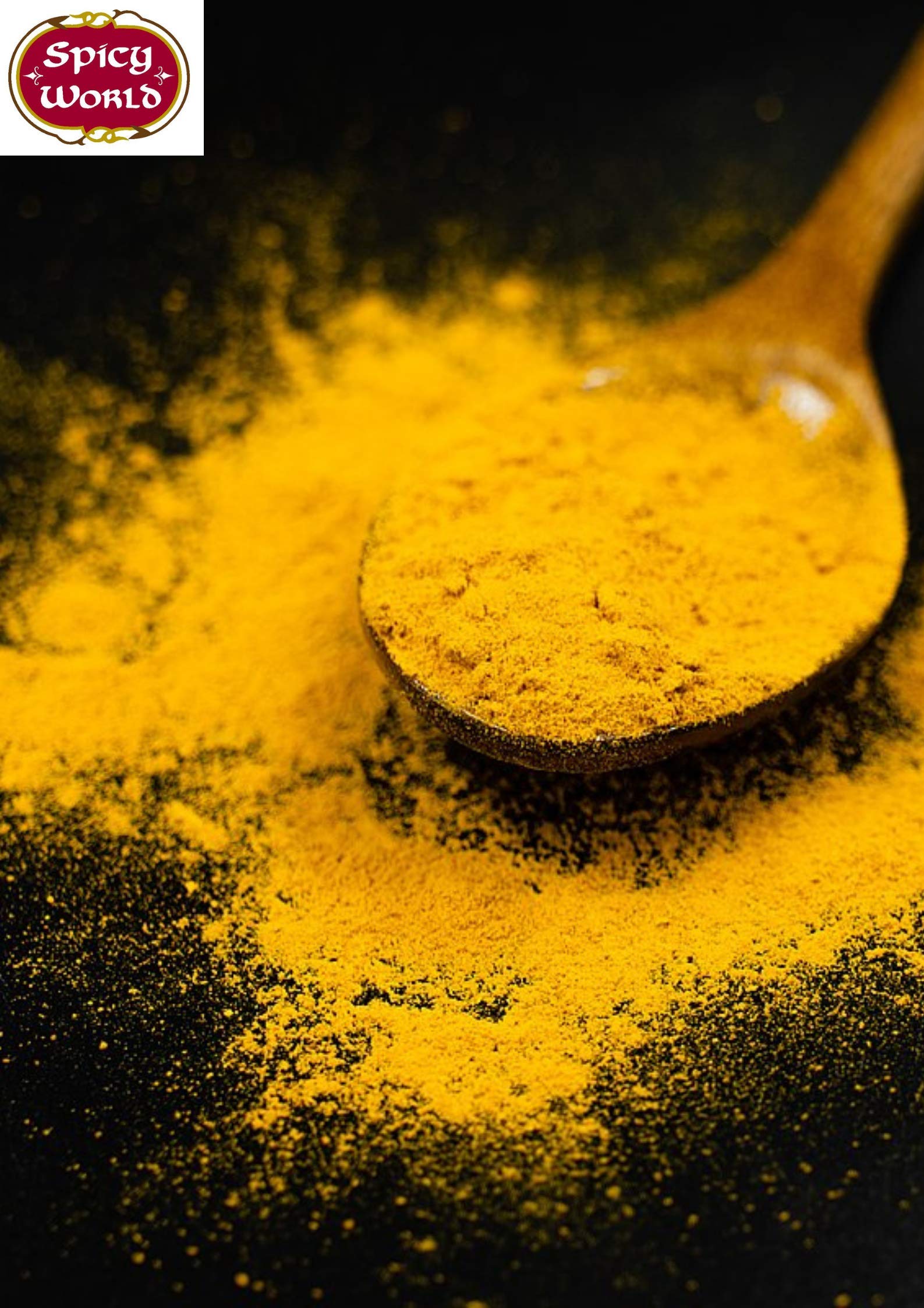 Spicy World Turmeric Powder 14 Ounce (400g) | Ground Turmeric Root, Haldi