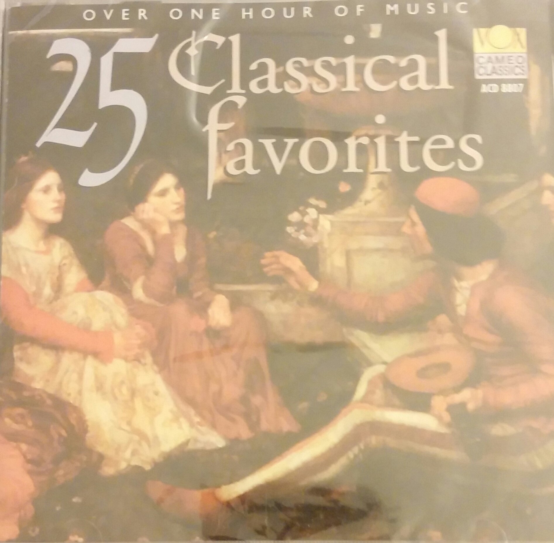 25 Classical Favorites Various Artists; Mozart/Tchaikovsky/Brahms// and Twenty-Five Classical Favorite
