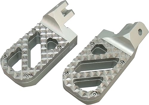 Knight Design Par de clavijas de pie delantero ancho bajado de 7/8 pulgadas para KTM 690 Enduro, SMC, Supermoto, Hunter banda de rodadura de