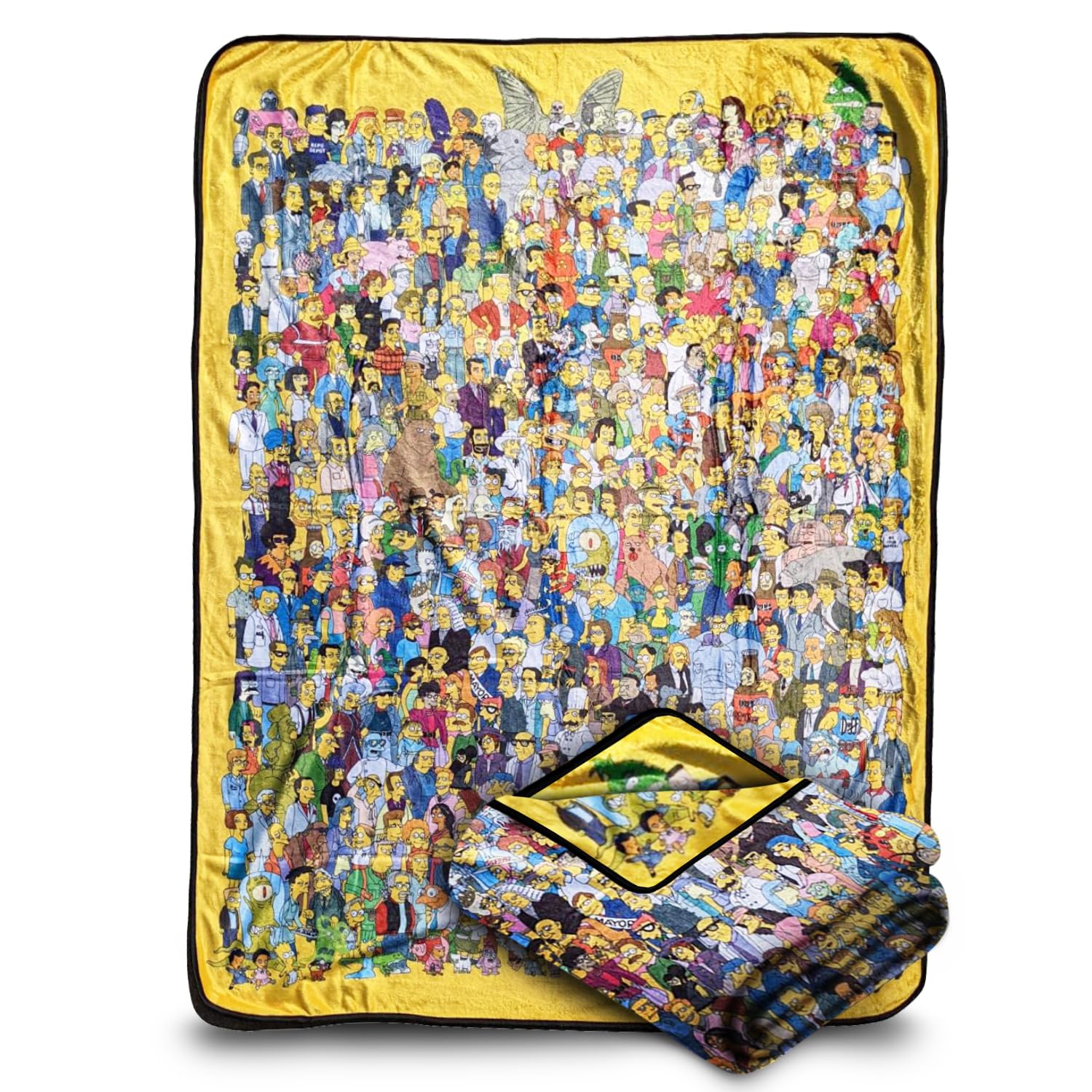 The Simpsons Fleece Throw Blanket
