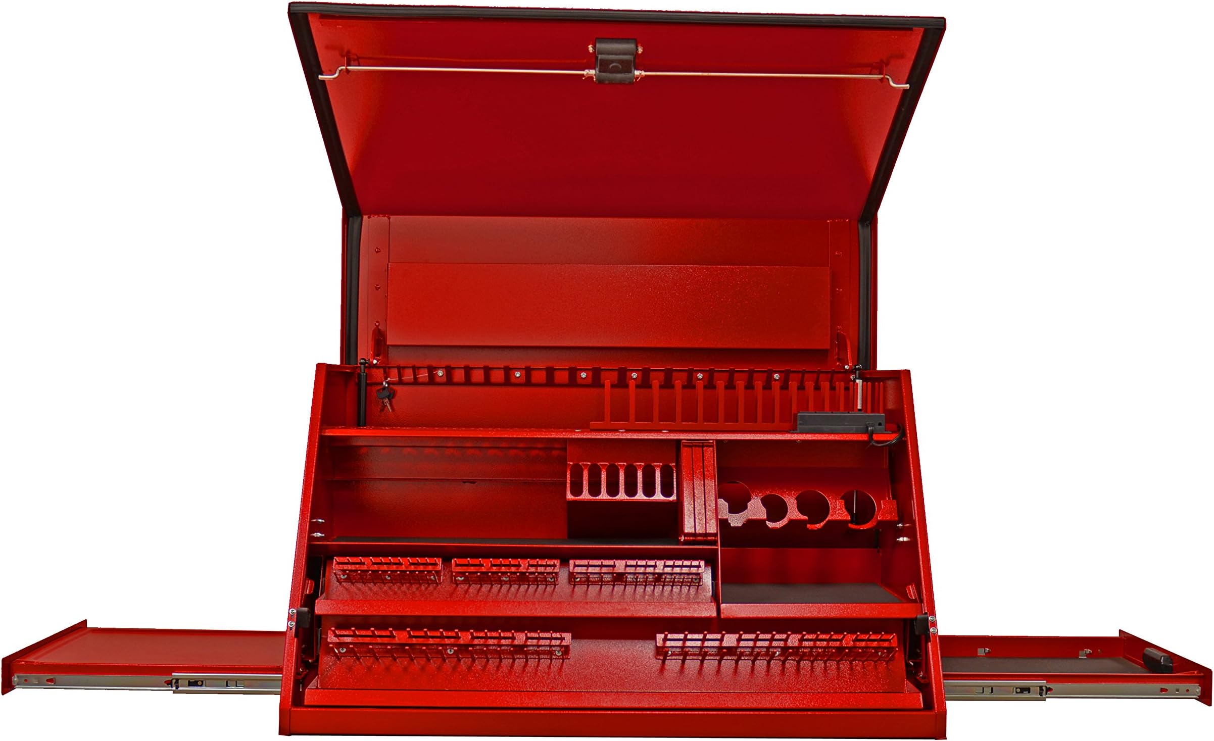 Extreme Tools PWS4105TXRD 3-Drawer 1-Shelf Deluxe Extreme Portable Workstation with Ball Bearing Slides, 41-Inch, Red Textured Finish