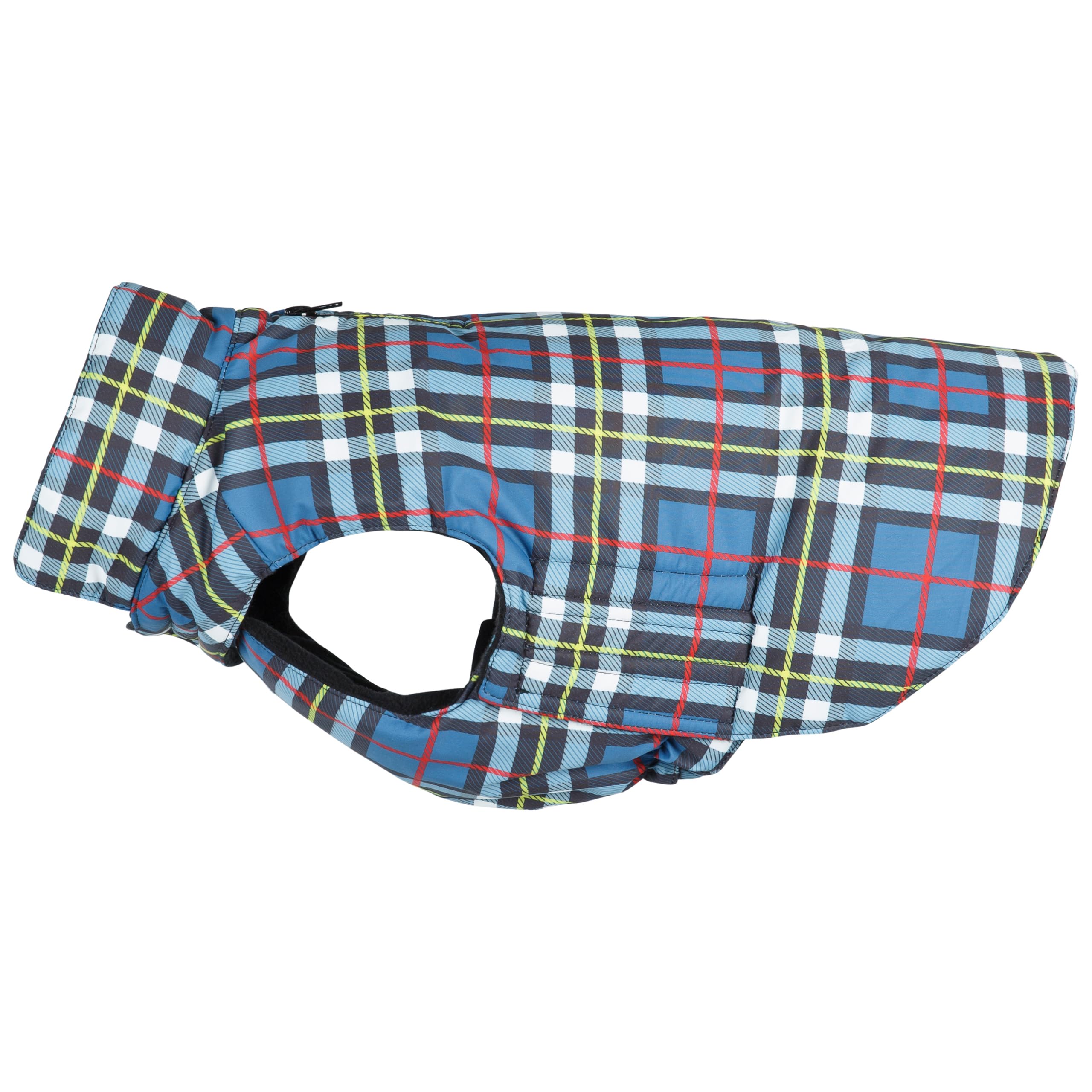 Trespass Manteau de Pluie imprimé pour Chien Charly Motif Tartan Taille M