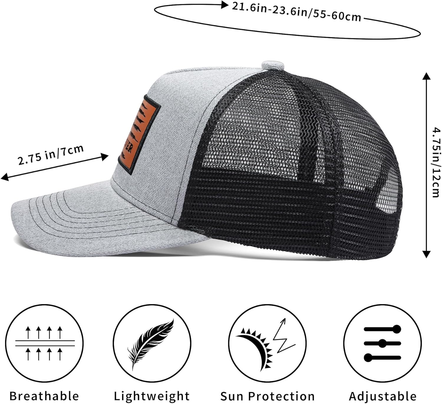 Best Dad Ever American Flag Dad Hat Baseball Cap Trucker Hat, Fathers Day & Birthday Gifts for Dad - Image 2