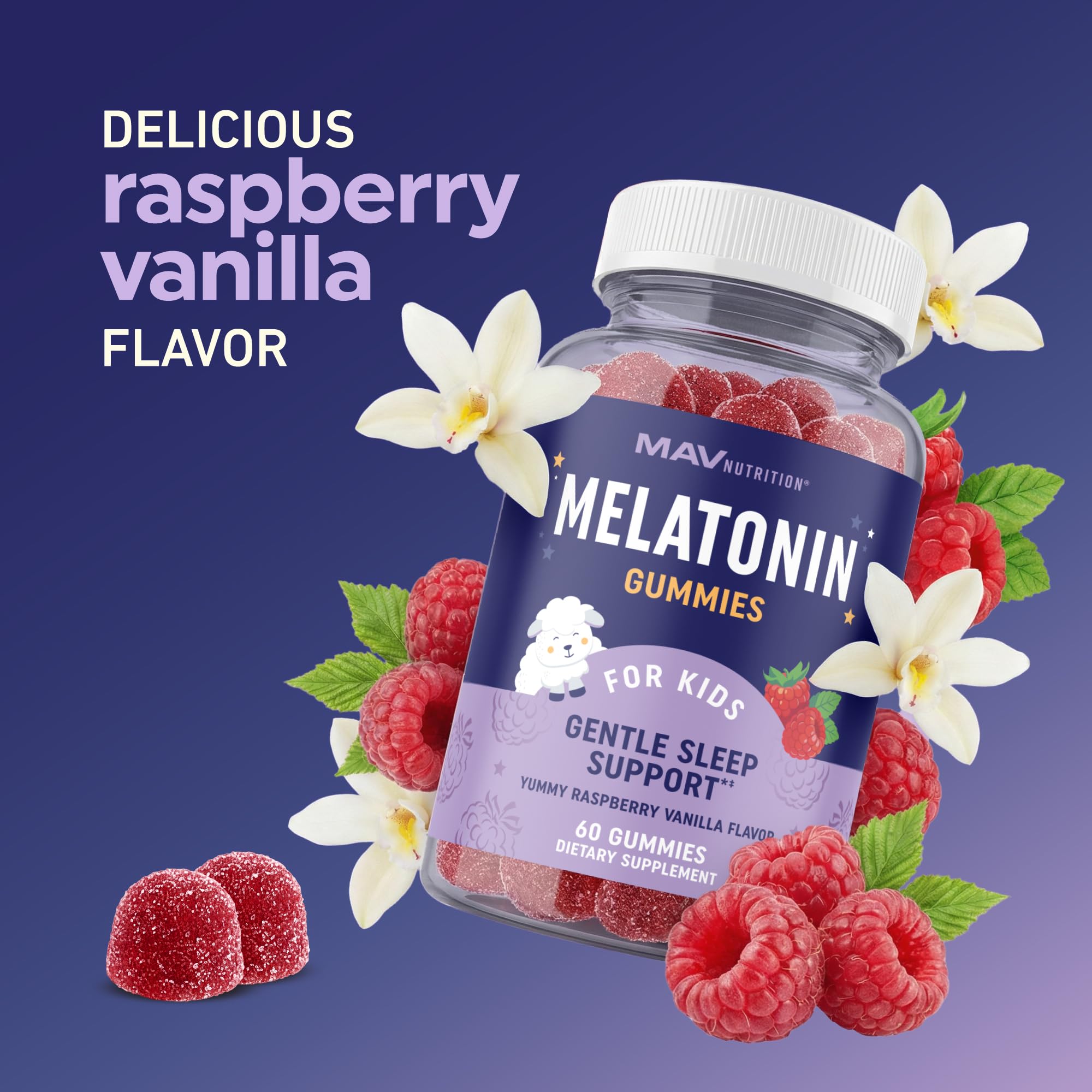 Kids Melatonin Gummies, Gentle Sleep Support, Melatonin 1 mg + Herbal Blend — Amazon image 7