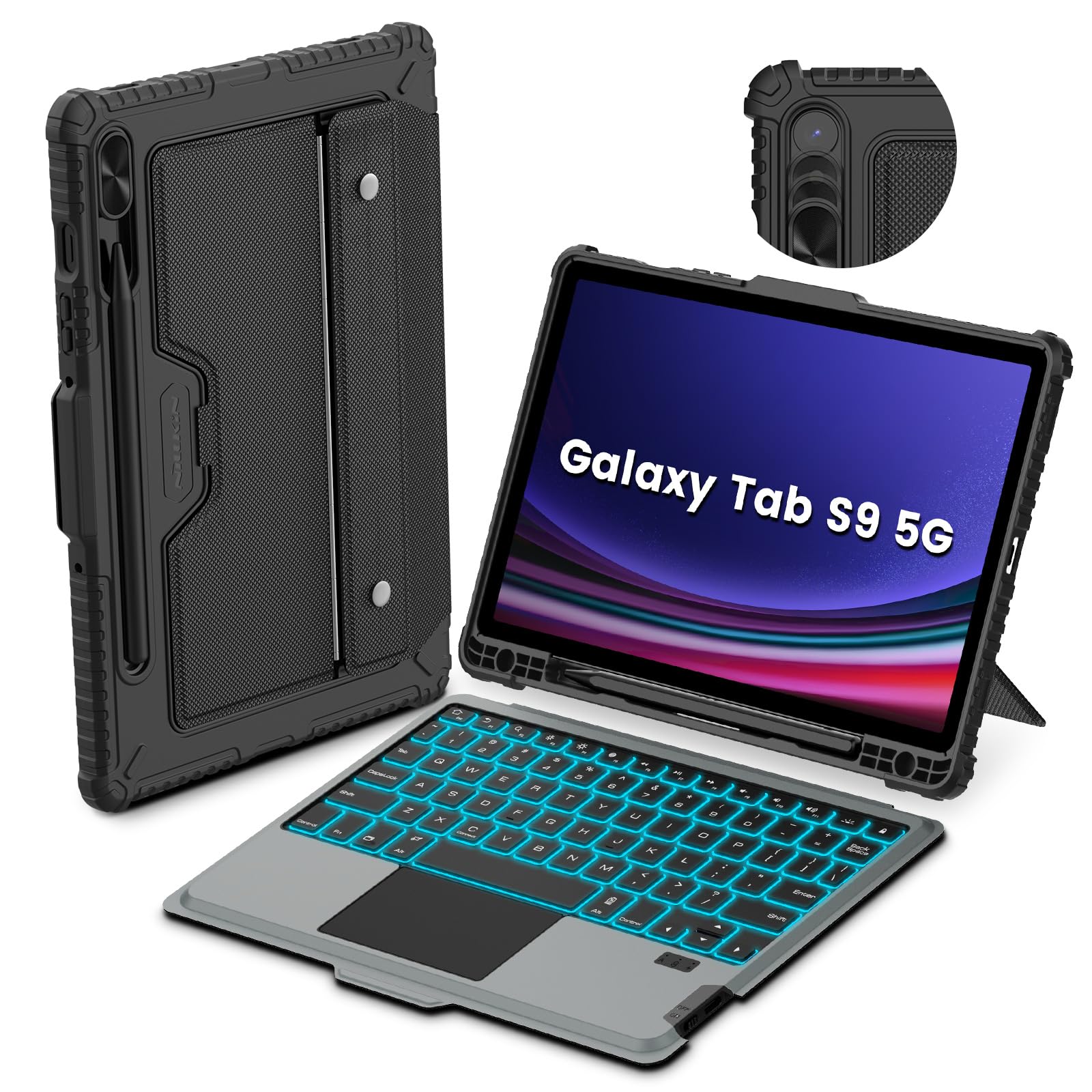 Amazon.com: Nillkin for Samsung Galaxy Tab S9 Case with