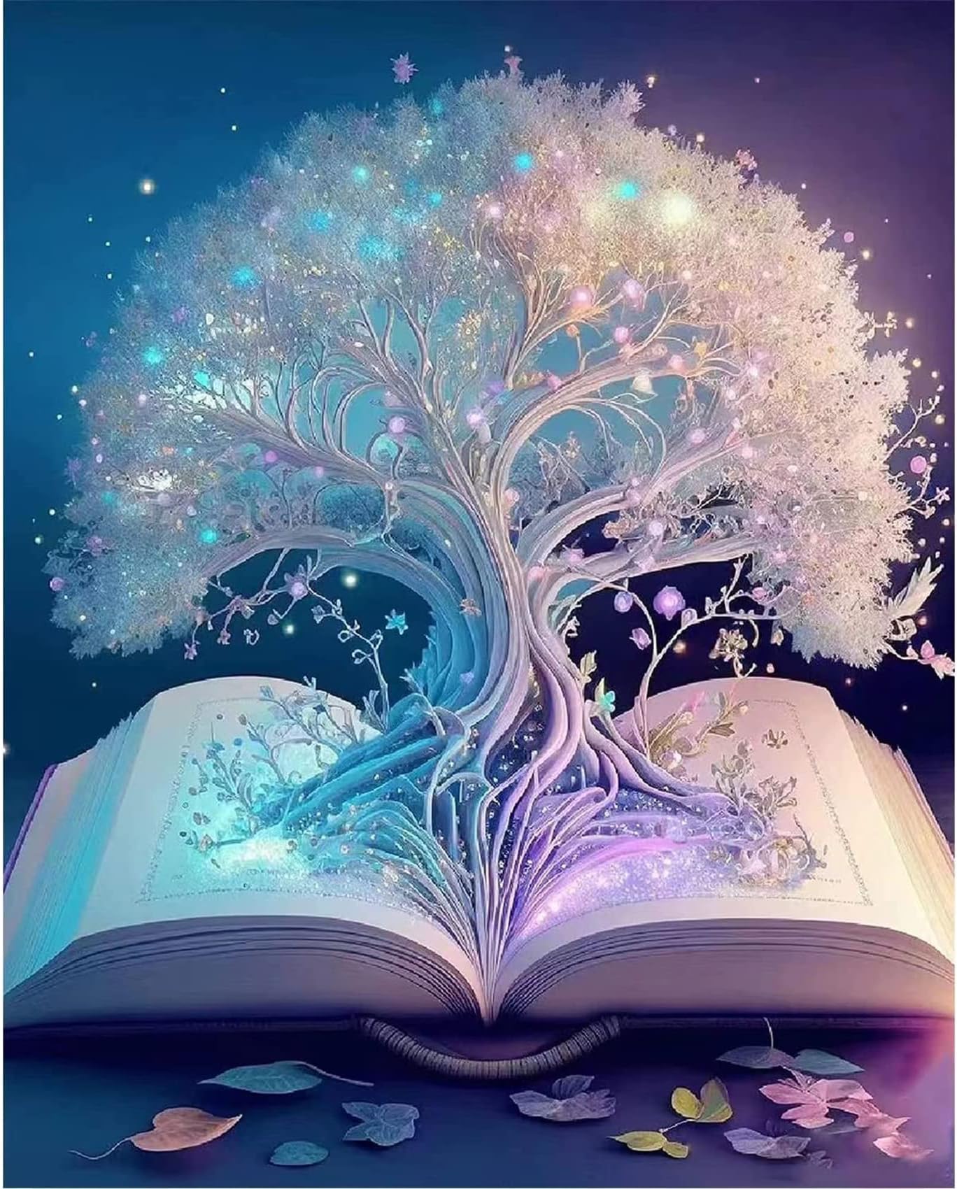 Aestalrcus Tree of Life Paint by Number for Adults Canvas,Acrylic Paint by Numbers Kit for Adults,Tree of Life Adults Paint by Numbers Kits for Home Wall Decoration and Gifts 16x20inch