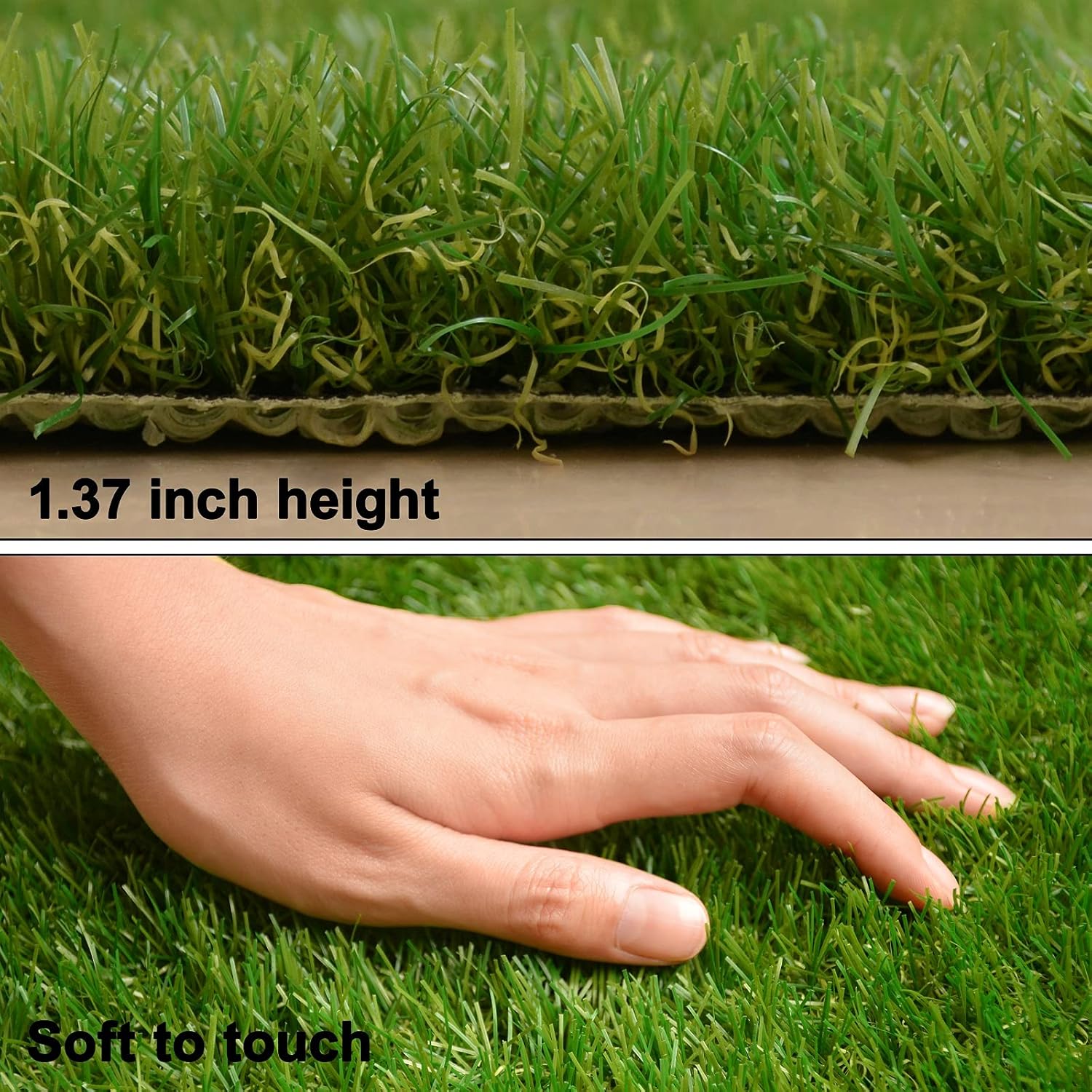 Oiyeefo Artificial Pet Pee Grass Mat for Puppy, Pet Turf Fake Grass Replacement Pad for Dog Potty Training, Indoor and Outdoor - 2 Packs (14" x 18") : Pet Supplies