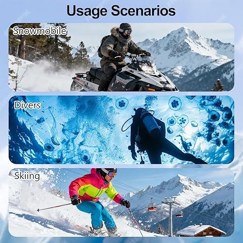 Miniatura 5 de 40M (131ft) Osmo Pocket 3 carcasa de buceo subacuático Carcasa protectora para DJI Osmo Pocket 3 Accesorios impermeables-Negro