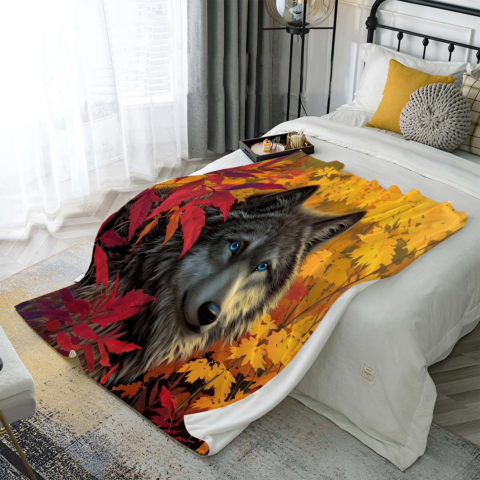 Couverture flanelle haut de gamme motif 3D ciel étoilé décoration salon