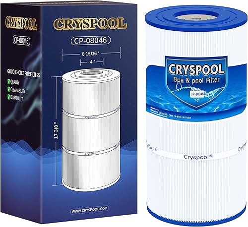 Cryspool 08046 Filtro compatible con Hayward C900, CX900RE, C-900, PA90, Posi-Clear PXC-95, C-8409, Ultral-B6, PP-B6, FC-1292, cartucho de filtro de
