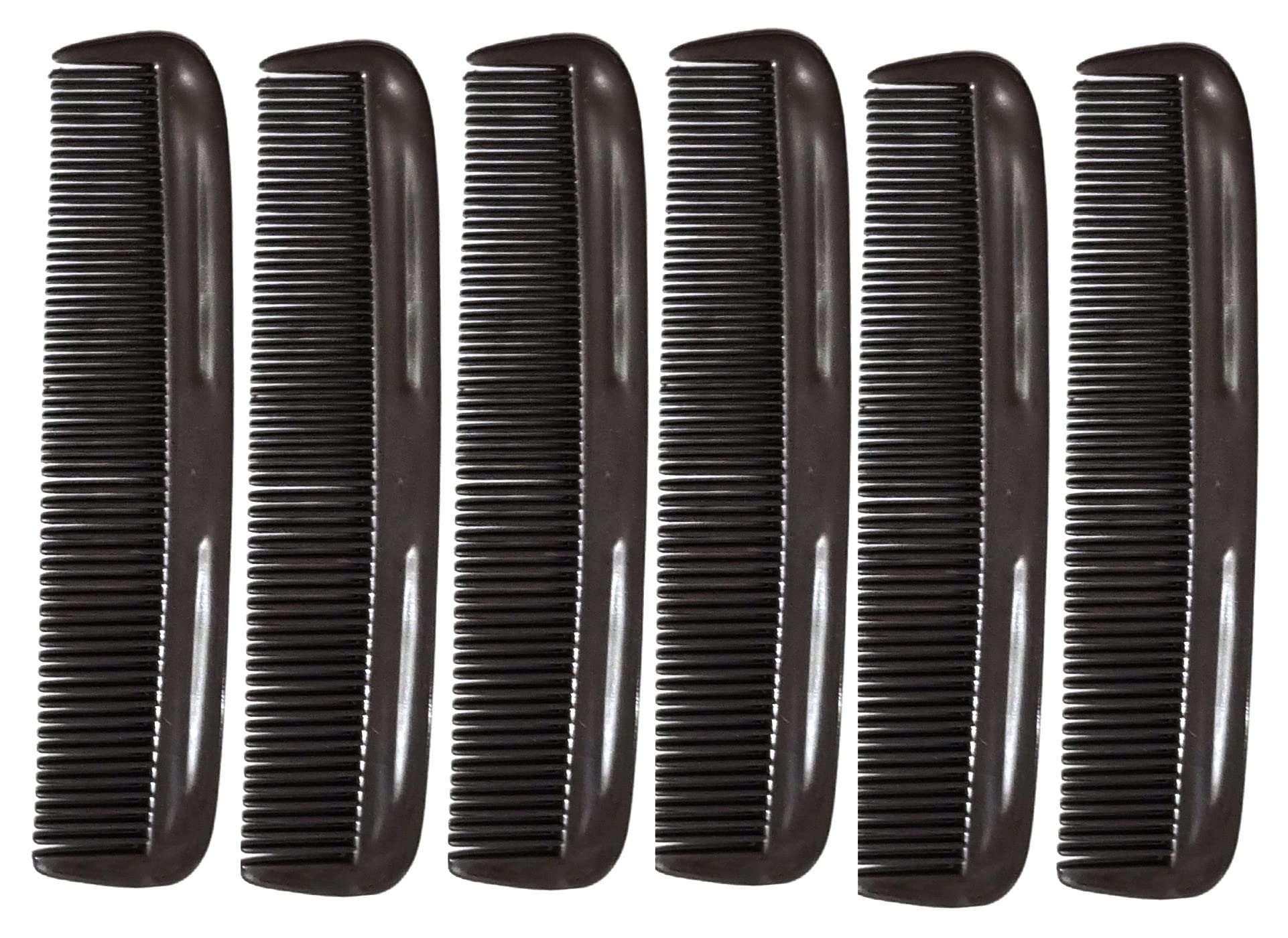 DeLegarde Pocket Comb for Men Small Boys Combs Pack of 6 (Black)-picture-19