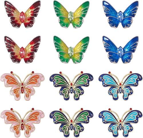 Miniatura 135 de Pandahall - Broches esmaltados de aleación con varios temas, broche de solapa, juego de pines esmaltados