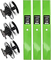 Vista 1 de 8TEN Kit de cuchillas de elevación alta para Toro 52 pulgadas cubierta de corte Z Master Z149 Z150 Z153 cortacésped de descarga lateral 100-3976