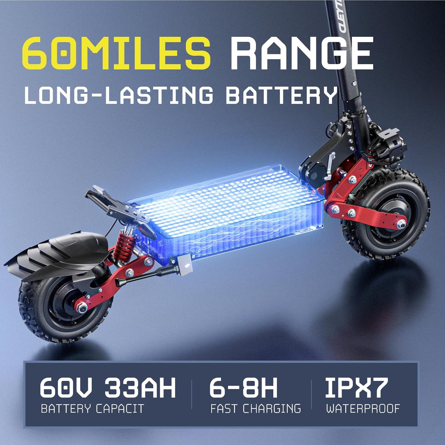 Tifgalop K8 Top Speed GT8 PRO Electric Scooter - 5600W Dual Motor