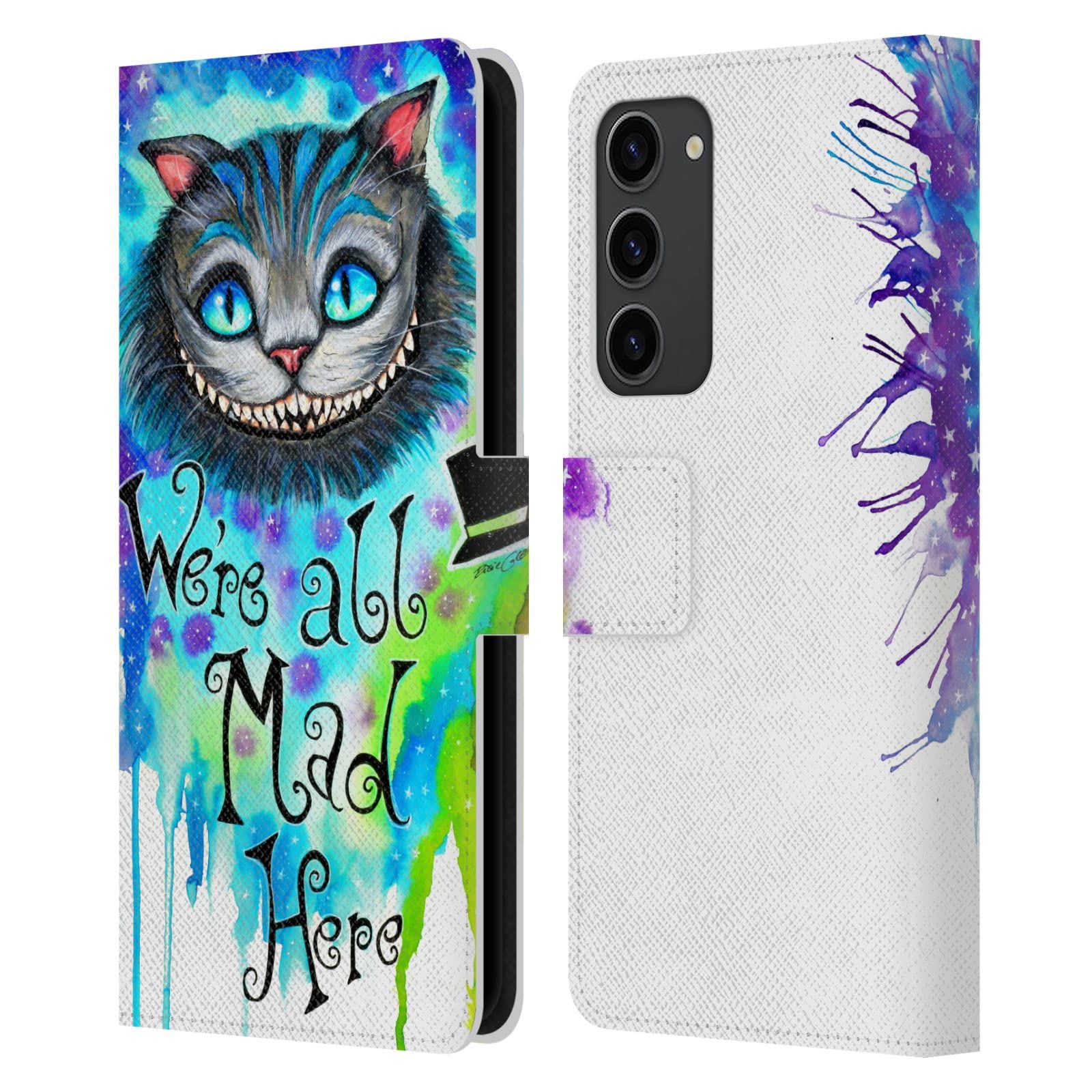 Coque cuir Samsung Galaxy S23+ 5G édition artistique Pixie Cold