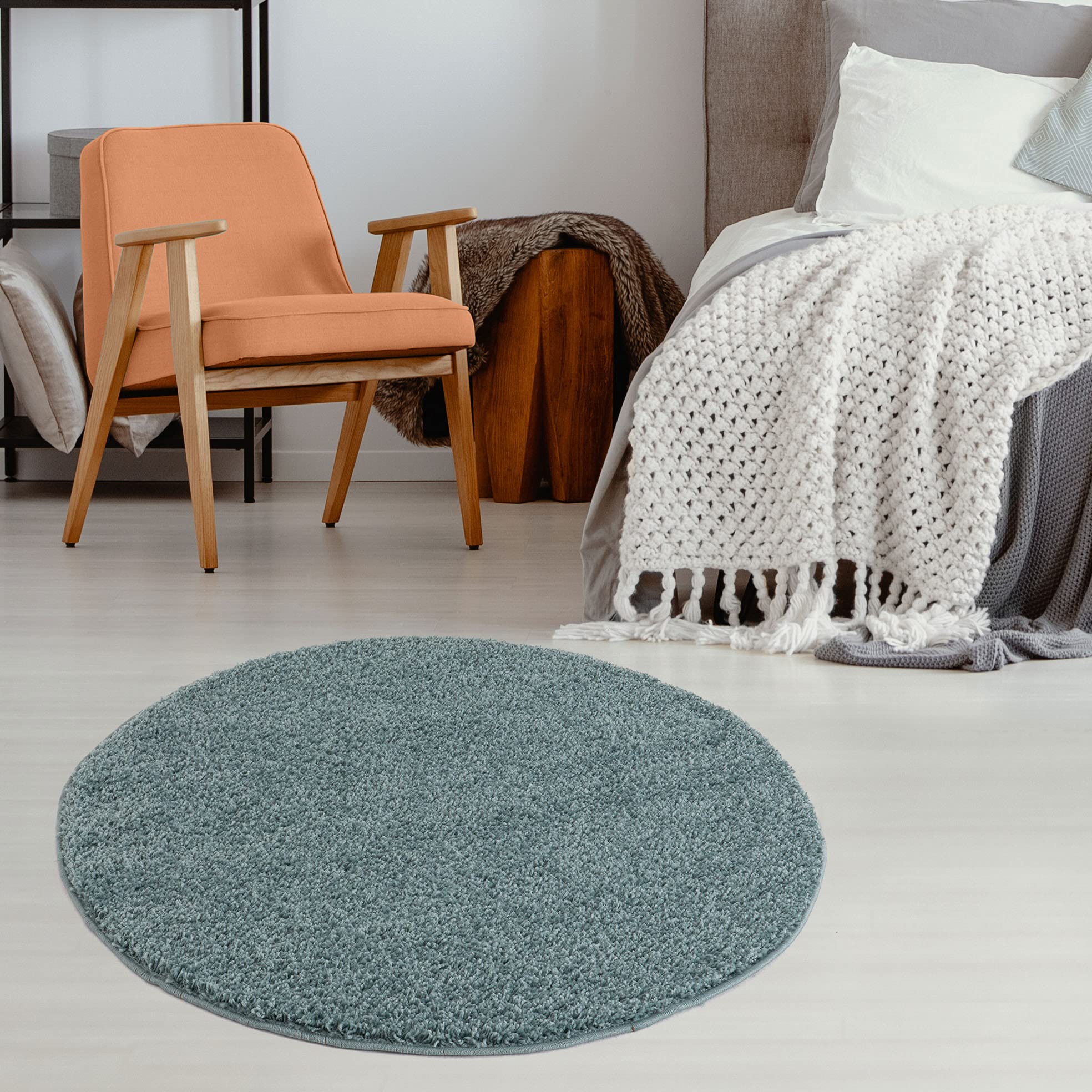 THE RUGS Living Room Rug, Shaggy Soft And Elegant Carpets for The Bedrooms And Kitchen Easy To Clean - Image 3