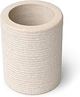 Vista 5 de GoCraft Natural Sandstone Bathroom Tumbler – Durable Stone Vanity Cup for Toothbrush, Toothpaste, Makeup Brushes, Pens & Accessories Stylish