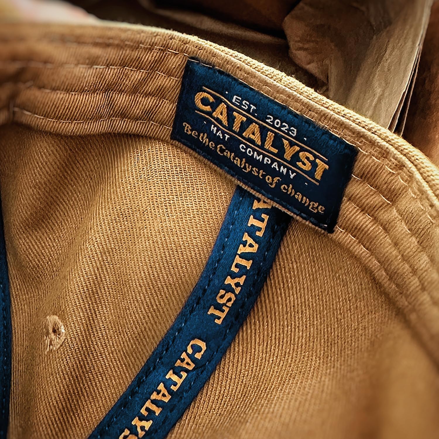 The Tradesman Snapback Hat – Change Collection – Tan | Premium Lifestyle Headwear - Image 7