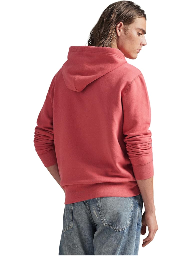 Red Polo Ralph Lauren Long Sleeve RL Fleece