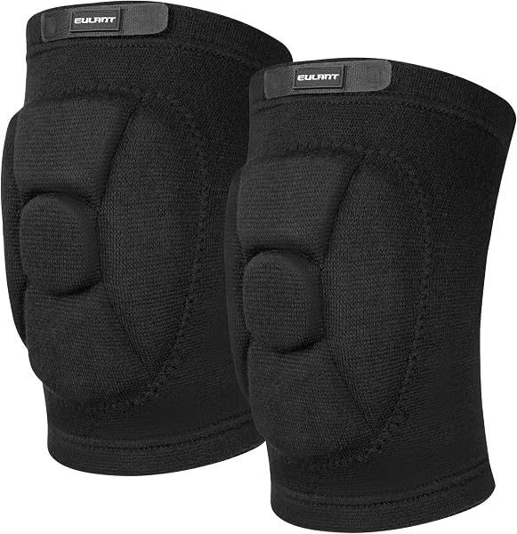 EULANT Rodilleras Voleibol para Jóvenes y Adultos,Anticolisión Rodillera Suaves,Elástica Protector Rodilla para Balonmano Futbol Baloncesto Moto Patinaje Artístico Baile Entrenamiento Pilato - 1
