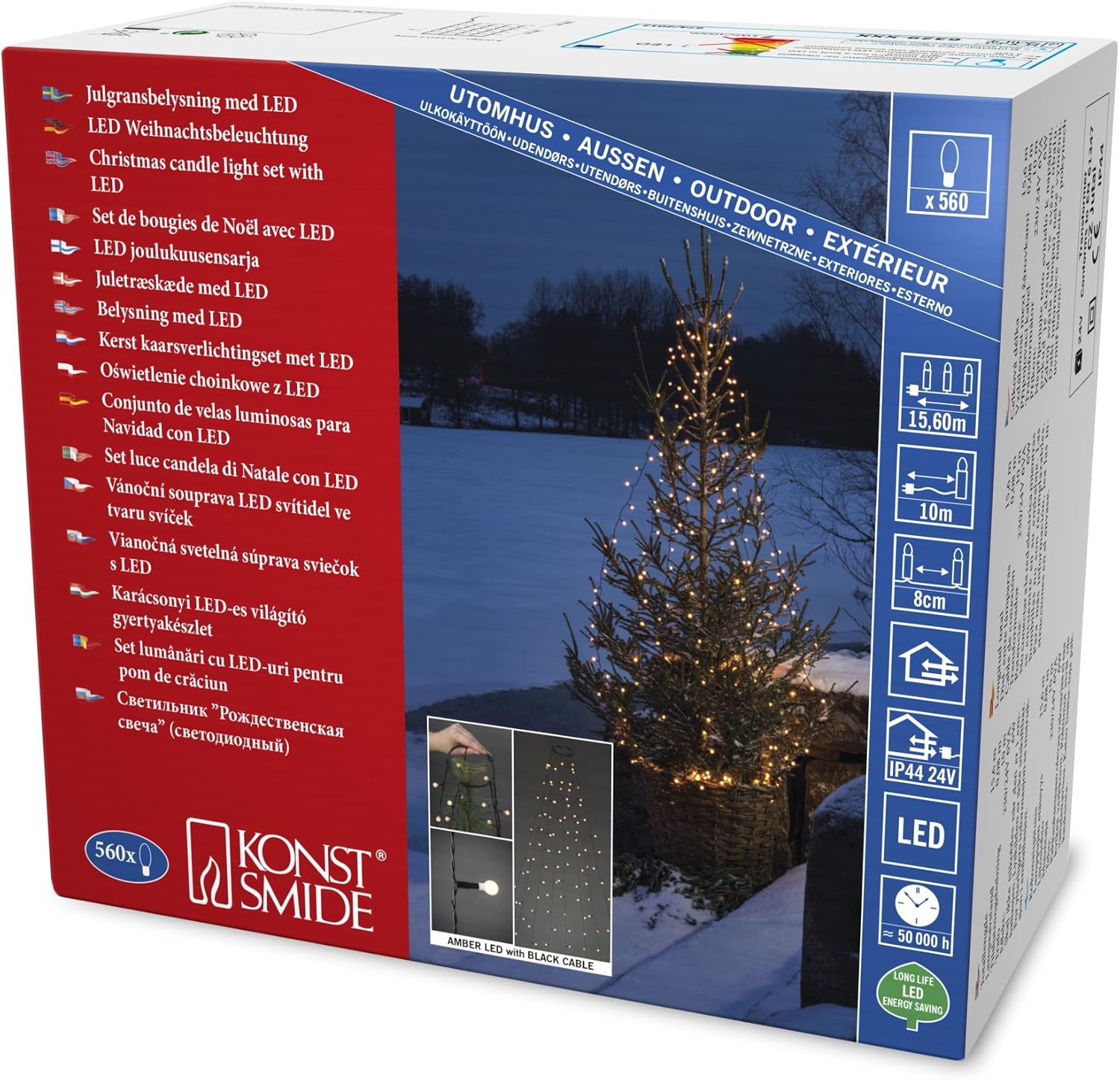Konstsmide Kerstboomverlichting Buiten LED – afbeelding 3