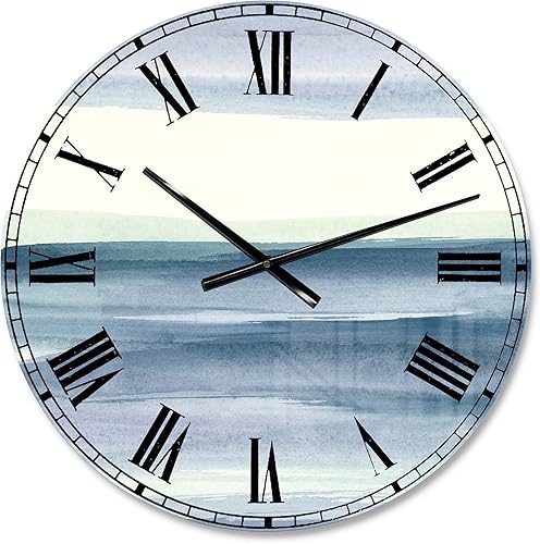 'Indigo Dawn' - Reloj de pared para el hogar, dormitorio, baño, oficina, sala de estar