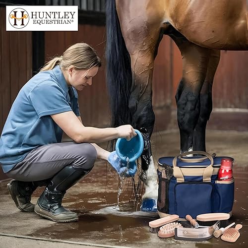 Vista 16 de Huntley Equestrian Bolsa de aseo de lujo Púrpura