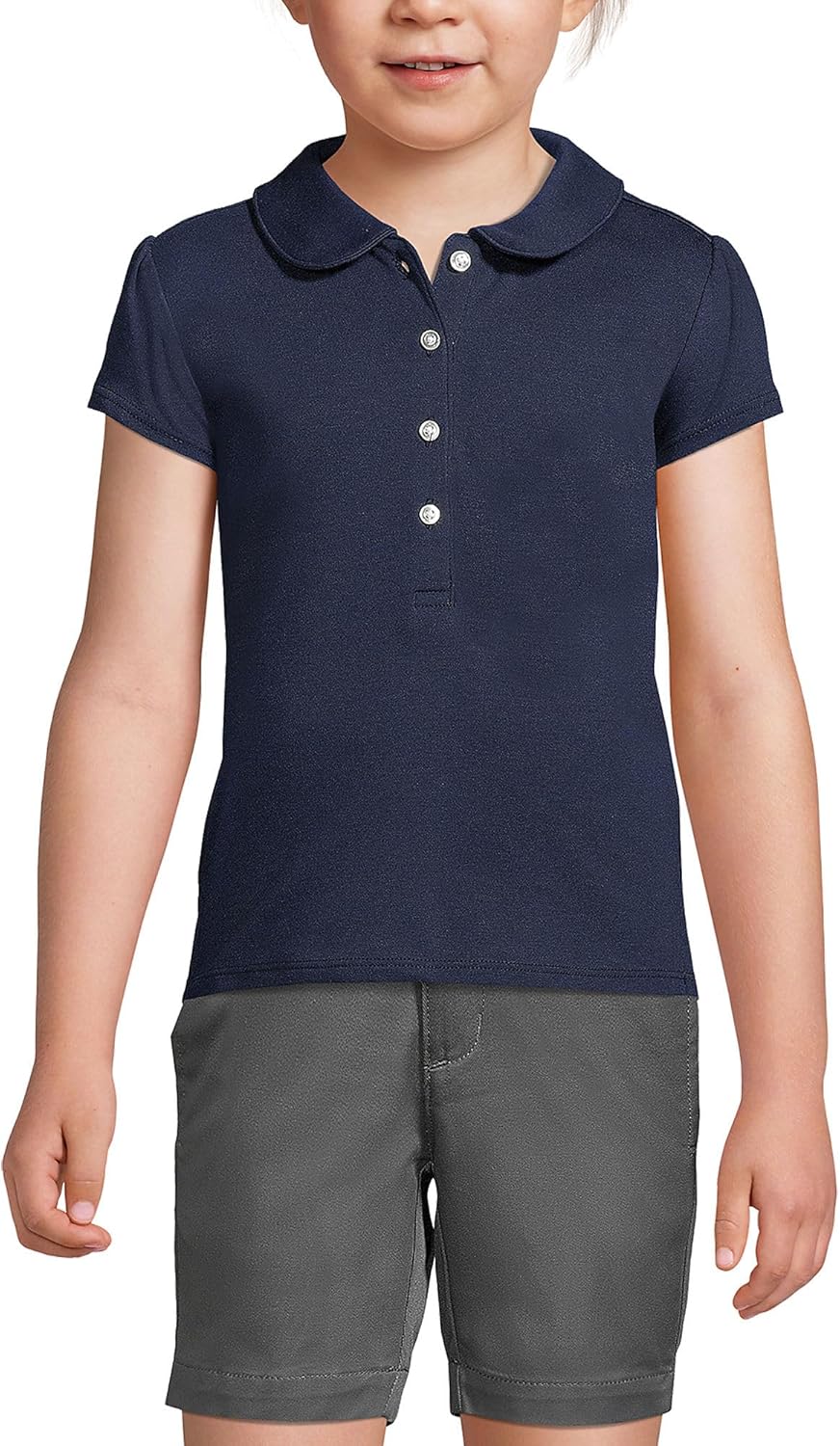 Peter Pan Collar Lands End Polo Shirts Ladies Lands' End Girls