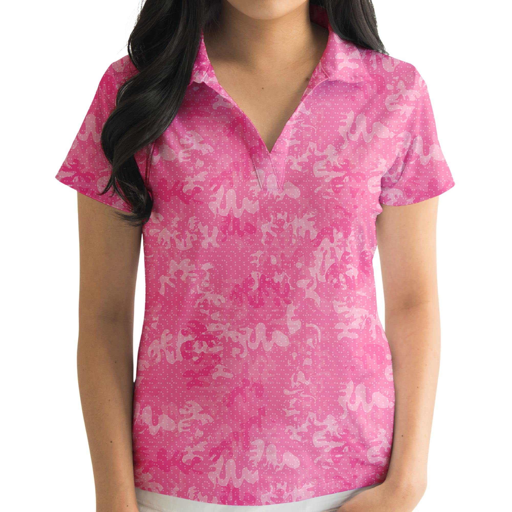 Premium Golf Polo Shirts for Women - Lightweight, Quick Dry, Wrinkle Resistant & Moisture Wicking Polo