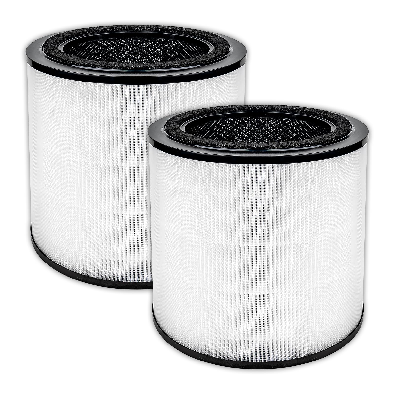 (2 Piezas) Air 4000 Filtro de repuesto para purificador de aire Bosch Air 4000, filtro HEPA H13, filtro de carbón activado, filtros 3 en 1, filtración de 3 etapas para polvo, caspa de mascotas, olores