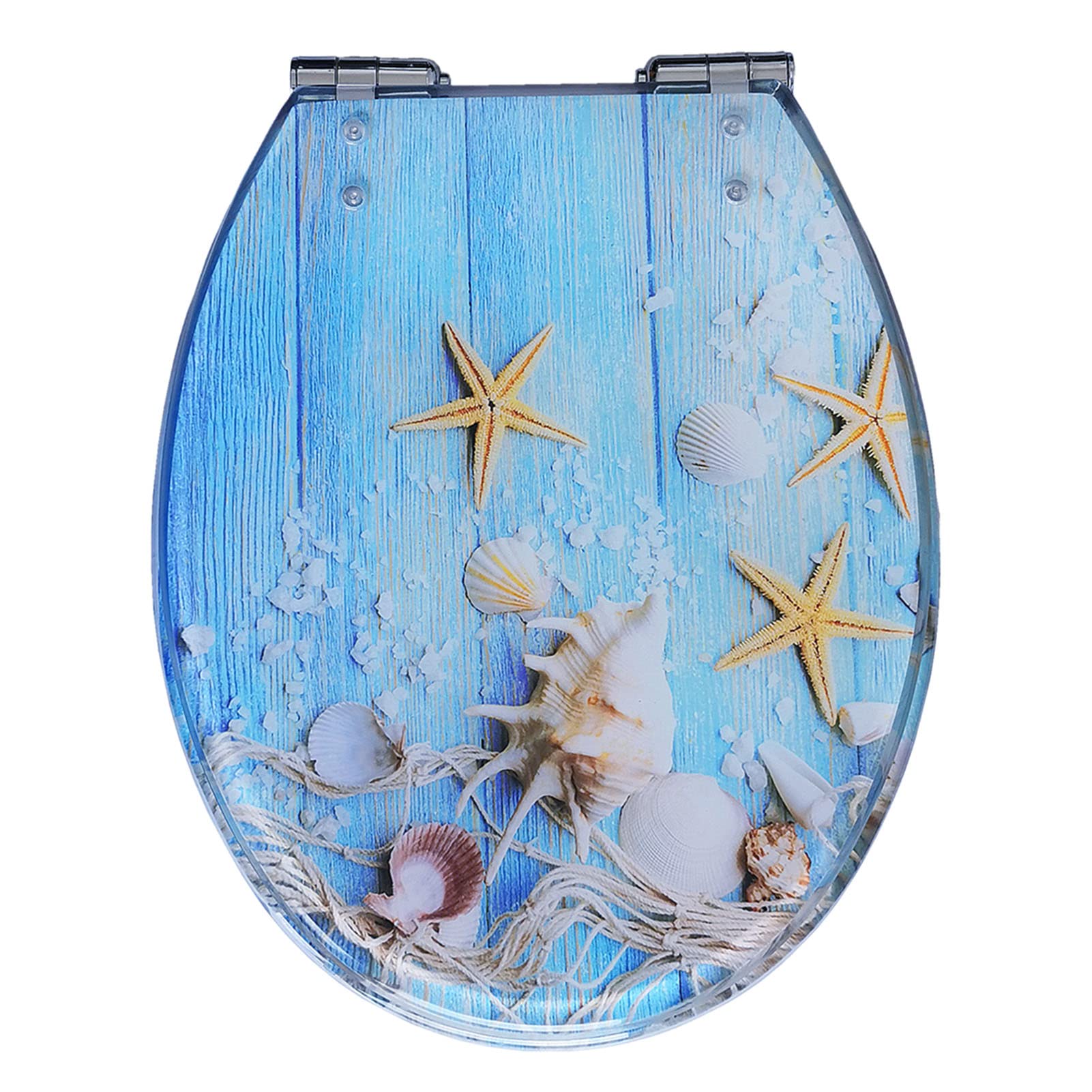 Soft Close Toilet seat, Never Loosen, Long Lasting Solid Resin, Quick Release Easy to Clean, Easy to Install, Long, Loosen, Toilet, Lasting, seat, Soft, Never, Close