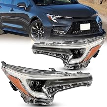 LED Headlight Assembly For 2023-2026 Toyota Corolla SE/XSE/XLE Left+Right
