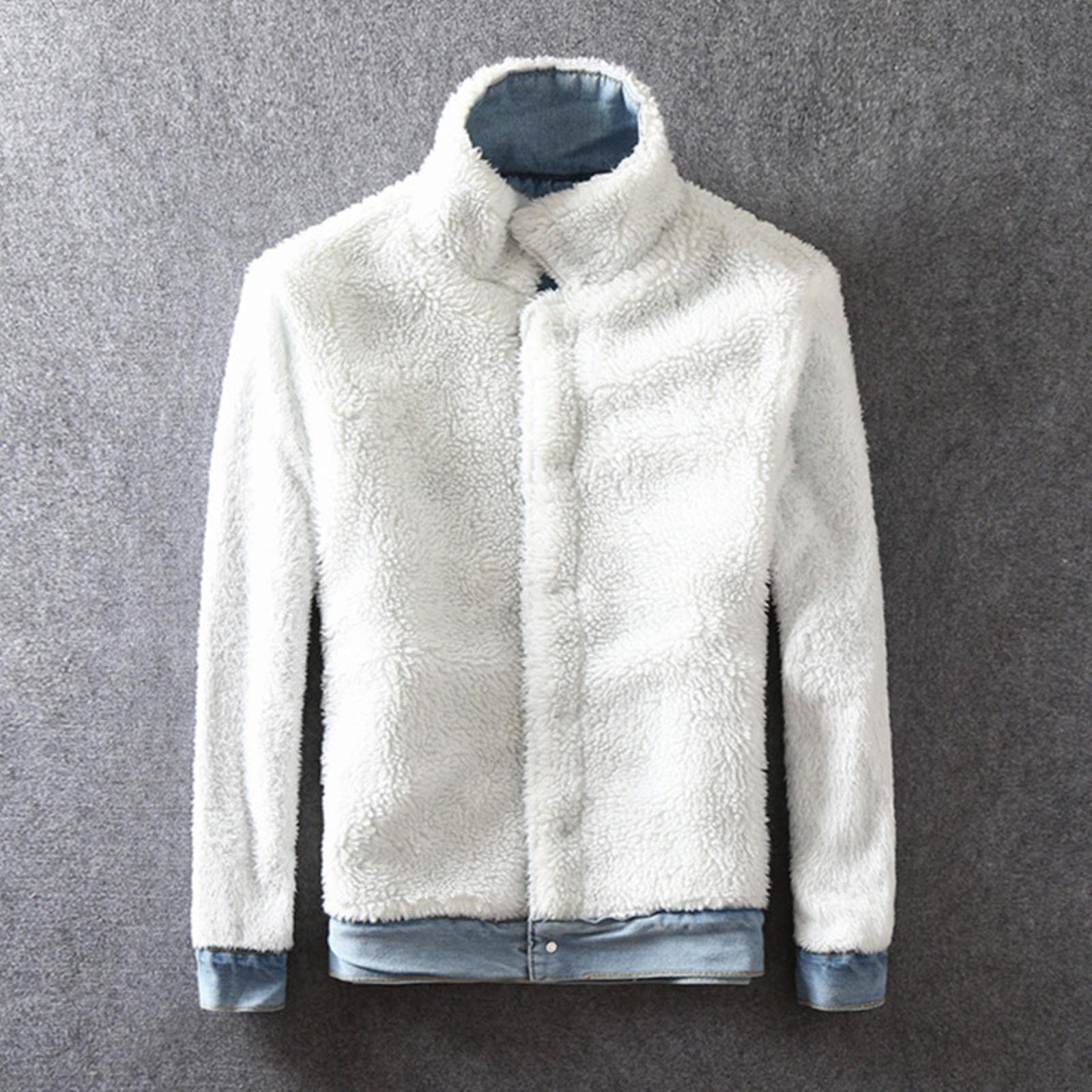 ZXCL Large Size S-6XL Men Winter Jacket Fashion Fleece Lined