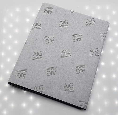 Miniatura 8 de AG Wallets Soporte de licencia plegable de cuero para 2 identificaciones, Negro -, Tarjetero e identificación