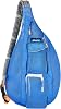 KAVU Beach Rope Bag Mesh Crossbody Sling Backpack - Black