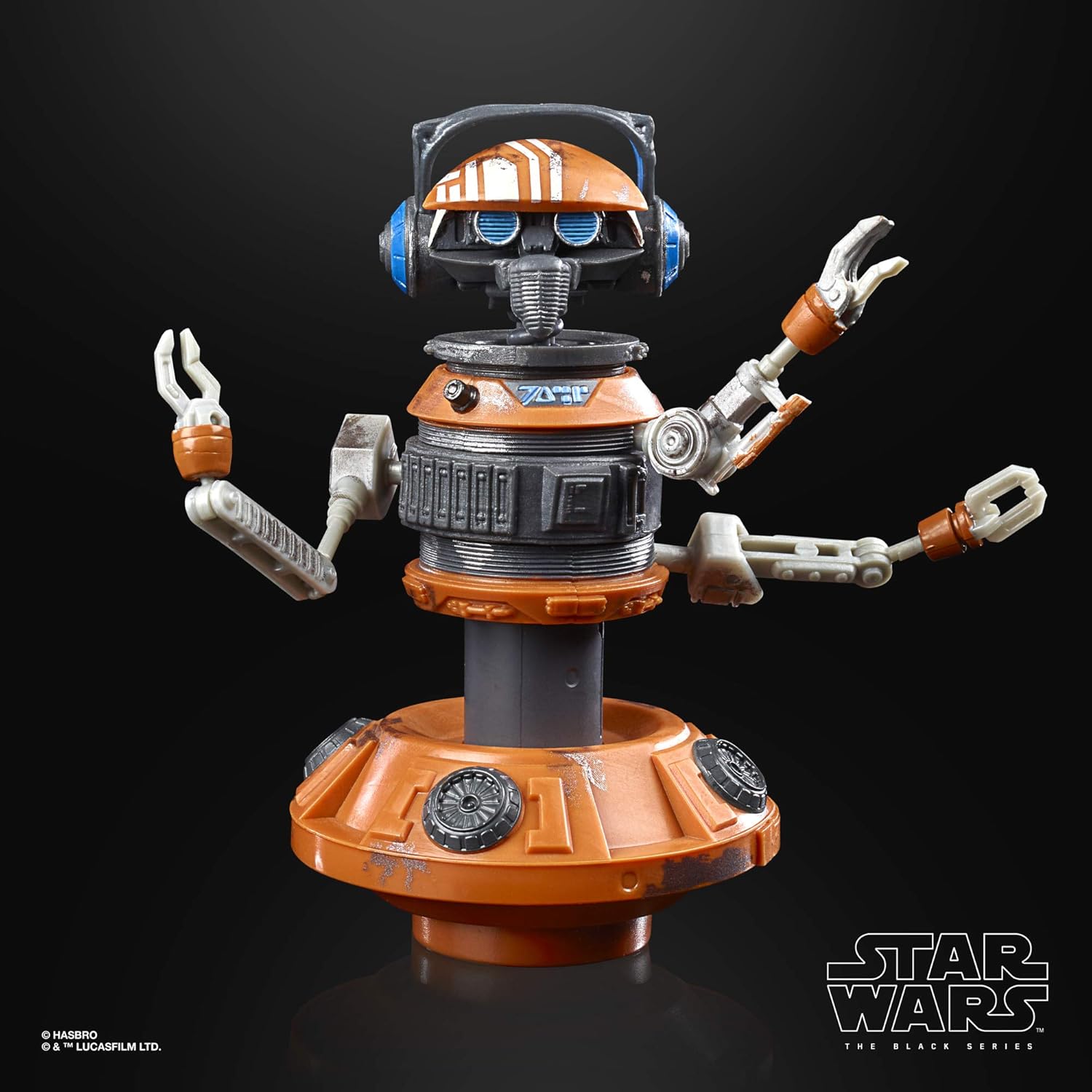 Star Wars The Black Series DJ R-3X Toy 15-cm-Scale Star Wars Galaxy’s Edge Collectible Action Figure, Toys for Children Aged 4 and Up