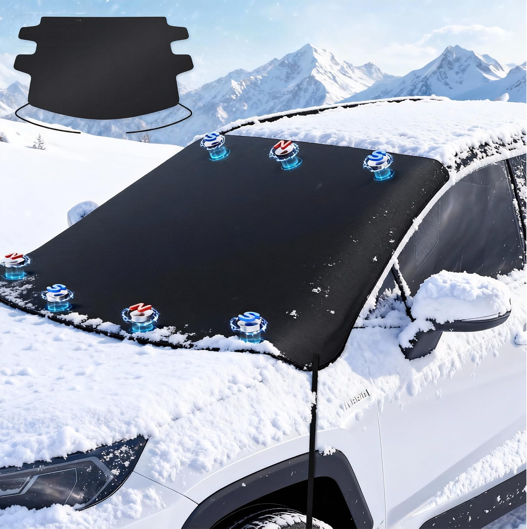 Wigoo 2025 Upgrade All-Season Car Windshield Cover