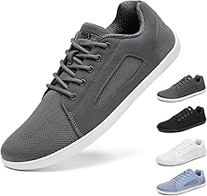 SAGUARO Unisex Knit Barefoot Shoes - Soft Minimalist Barefoot Trainers with Wide Toe Box & Zero Drop for Everyday and Travel Size 36-46