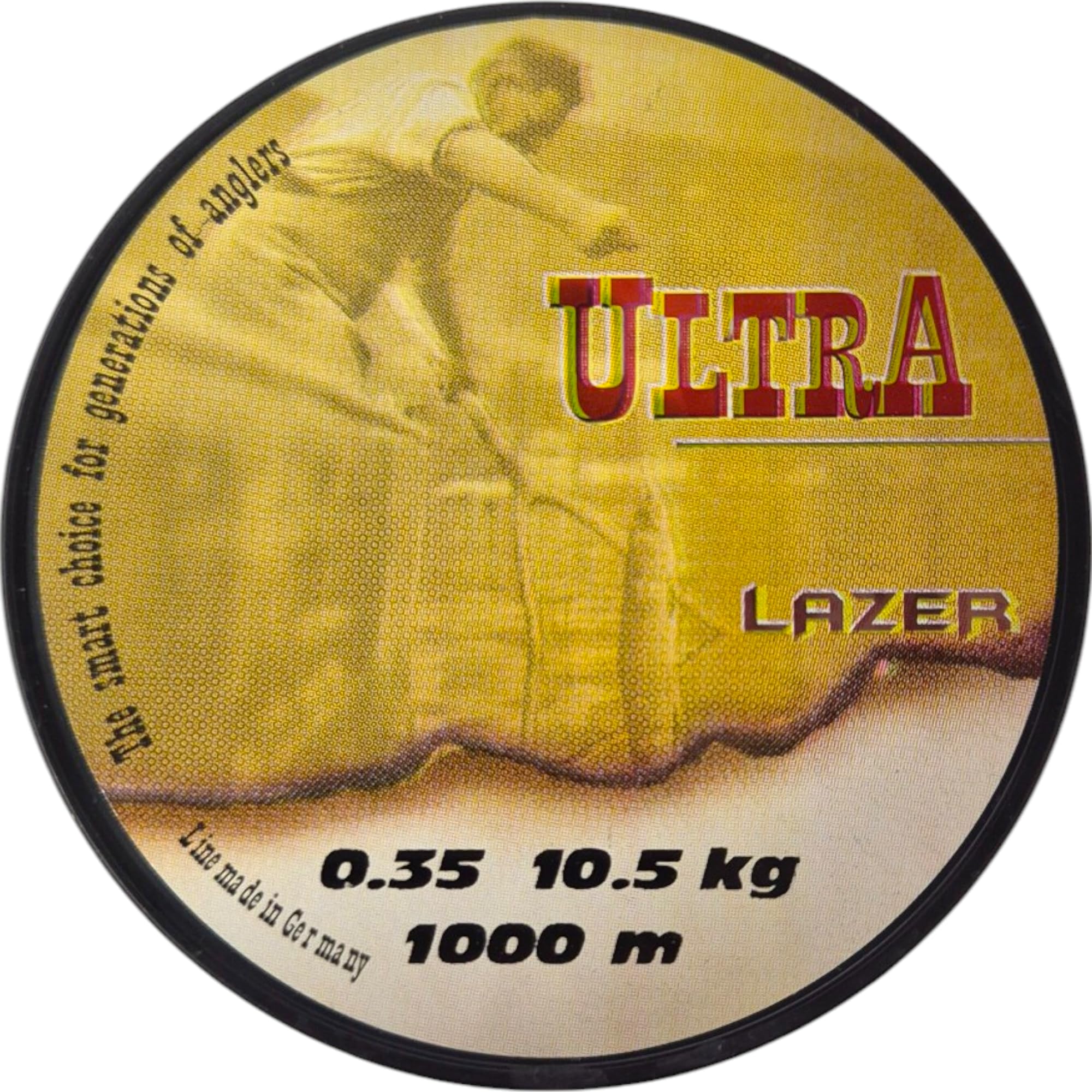 Filo da Pesca Ultra Monofilo Verde 1000m DIA0,35mm Test 10,5kg - Lenza da Pesca Carpa - Filo Nylon - Lenza Carpfishing - Lenze Monofilamento per Aqua Dolce e Salata - Fishing Accessories
