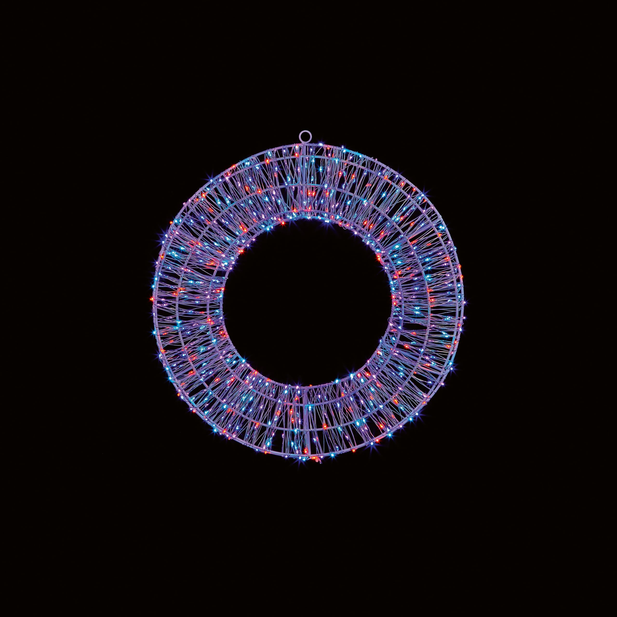 Premier Rainbow Decorations 45Cm Light Up Twinkling Leds Door Wreath Indoor Outdoor Use Christmas Decoration Xmas Festive Décor