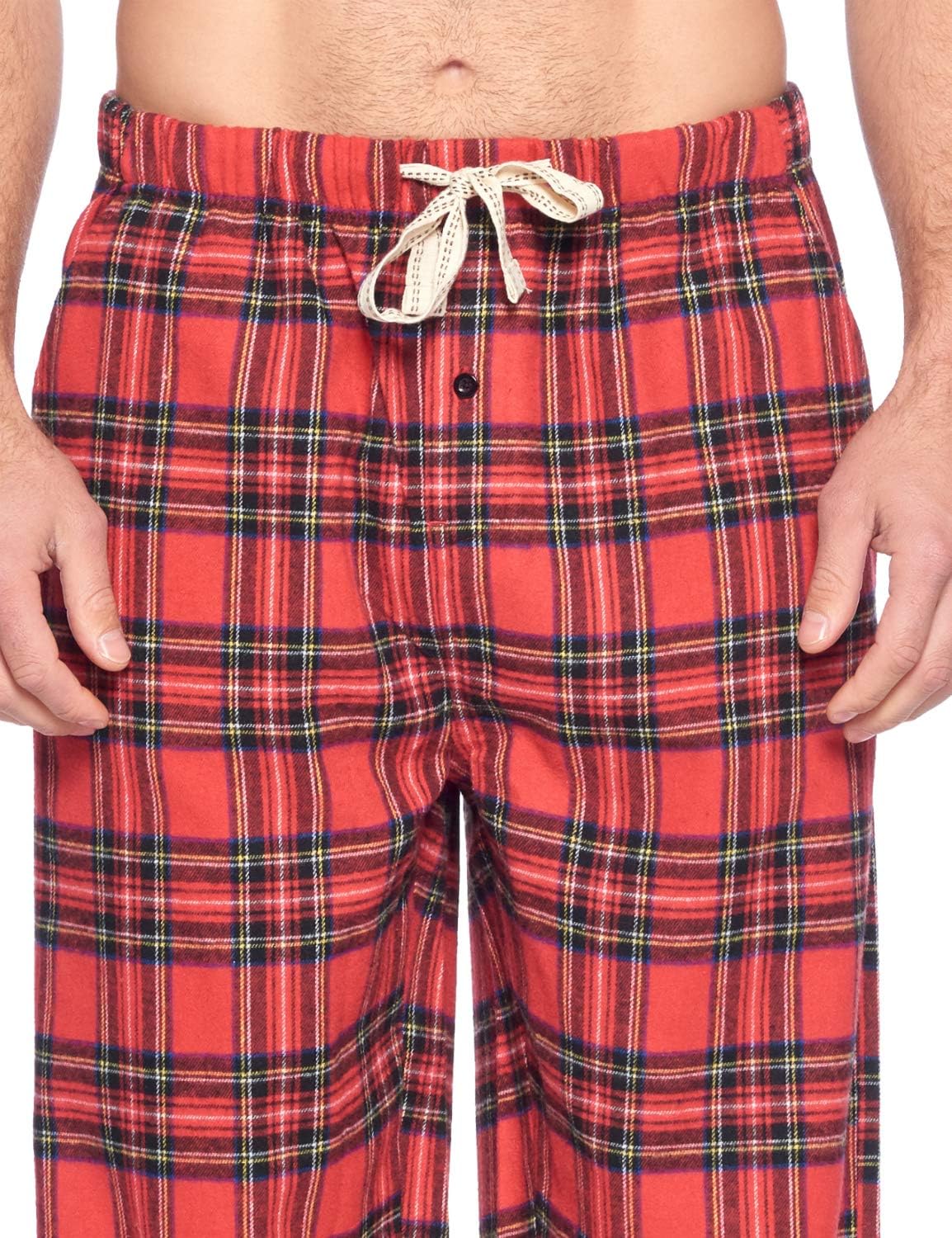 Ashford & Brooks Mens Super Soft Flannel Plaid Pajama Sleep Pants - Image 6