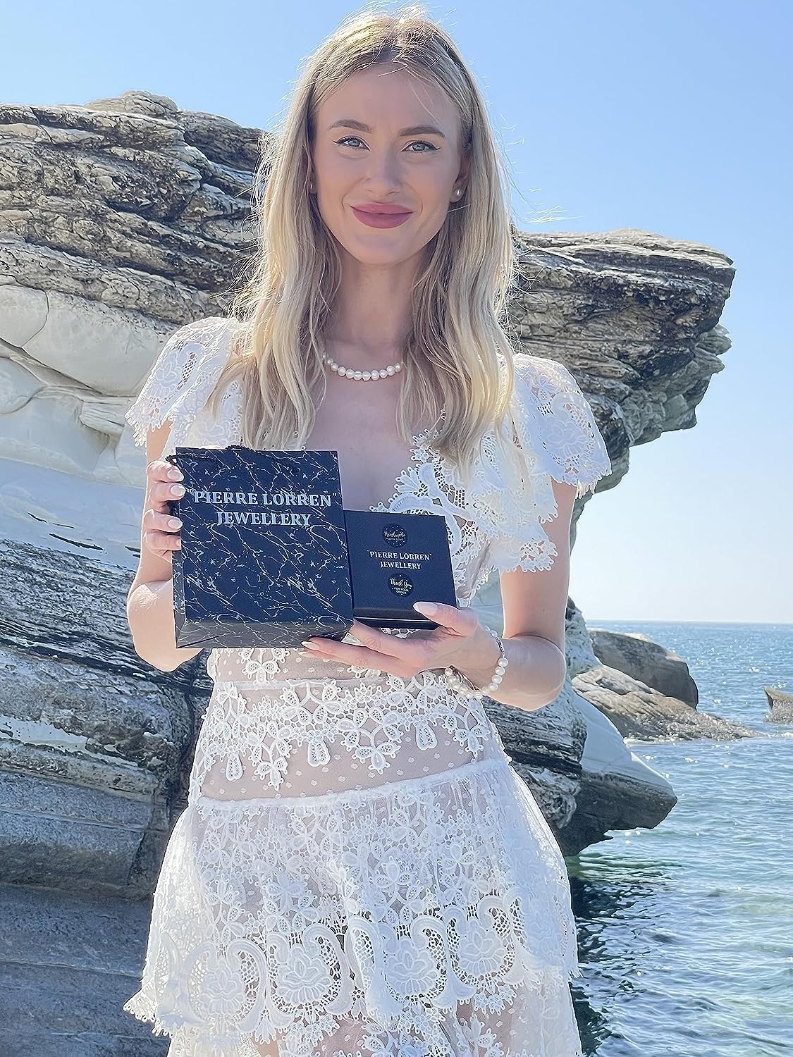 Pierre Lorren London Blue Topaz Necklace Yellow Gold Faberge Egg Pendant Style Necklace 24k Gold Jewelry SET Faberge Necklace Pendant Bracelet HANDMADE Jewellery for women Anniversary gift for wife